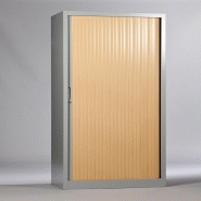 Armoire métallique à rideau pvc amr08 1670 x 800 x 440