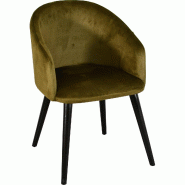 Fauteuil montilliers bois garni