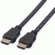 VALUE Câble HDMI High Speed avec Ethernet, LSOH, noir, 2 m