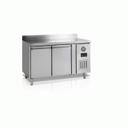 Desserte réfrigérée négative 2 portes GN1/1 inox avec groupe logé - Thermostat électronique