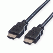 VALUE Câble HDMI High Speed avec Ethernet, noir, 5 m