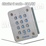 Clavier à code filaire cdvi - caa/se en saillie - 3 relais