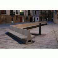 Banc en béton Luce