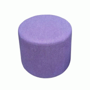 Pouf Sully d'occasion - Orangebox - 4 unités - Rond avec roulettes - Vert et Violet