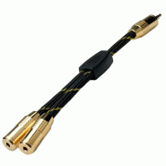 ROLINE GOLD Adaptateur stéréo 3,5mm (1x M, 2x F), 0,15m