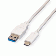 Value câble usb 3.2 gen 1, a-c, m/m, 0,5 m