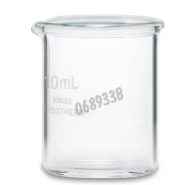 Bécher gradué 10 ml en verre borosilicaté forme basse