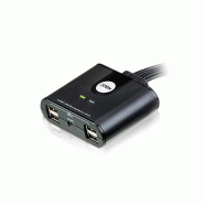 ATEN US424 Commutateur de périphériques USB 2.0 à 4 ports
