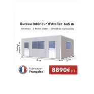 Bureau industriel modulaire en kit