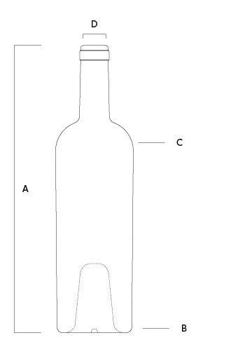 Bouteille de bière en verre 33cl couronne 26mm - Long Neck - SVP