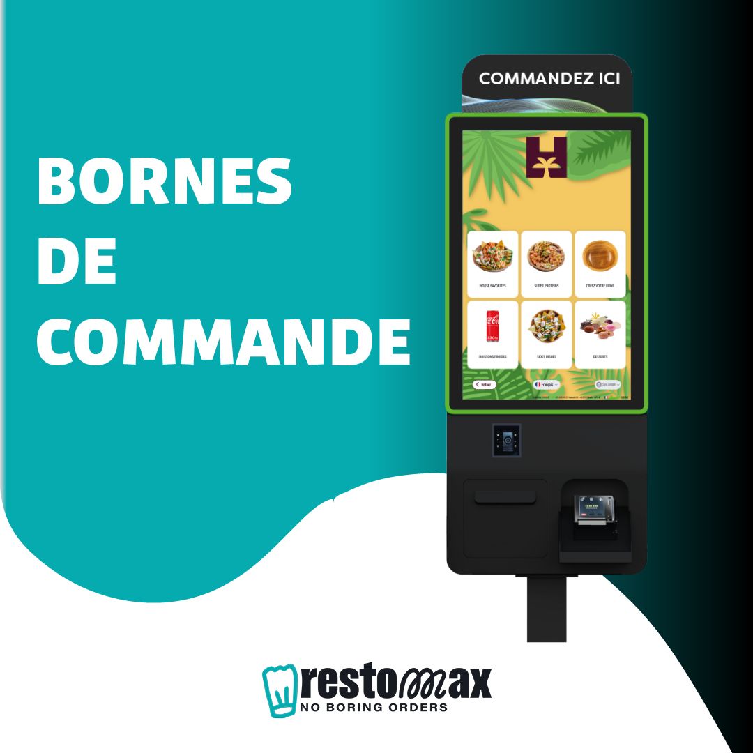 Borne de commande Restomax pour Fast food & Restaurant_0