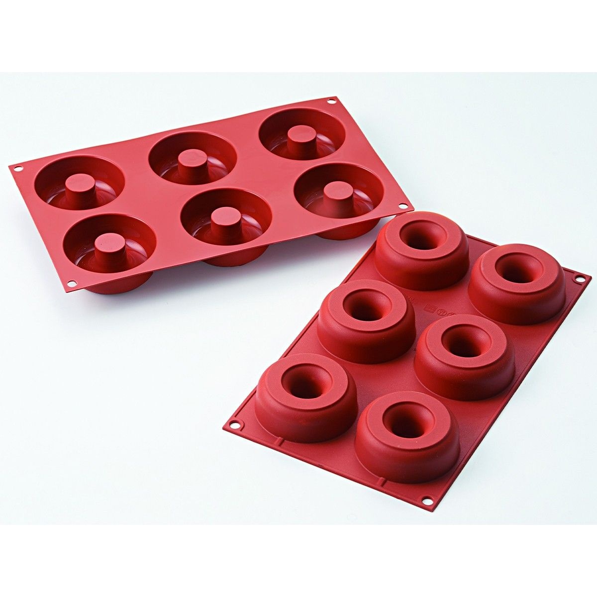 Moule à donuts en silicone de 7,5 cm - Température d'utilisation de -60°C à 230°C - SILIKOMARK_0