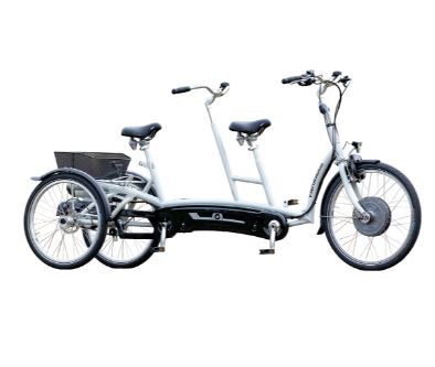 Tricycle Twinny Plus avec deux roues à l'arrière pour une meilleure stabilité_0