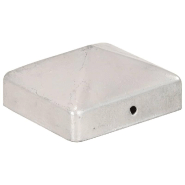 VIDAXL Piquets au sol 6 pcs Argente 9x9x75 cm Acier galvanise pas