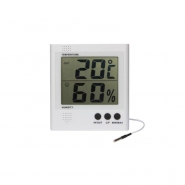 Thermomètre électronique - température / hygrométrie horloge - sonde  filaire #9222at