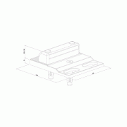 Sabot pour portail réf 164040