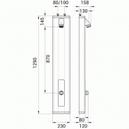 OZE - Colonne de Douche Hydrothérapie Mitigeur Thermostatique - LUCIA