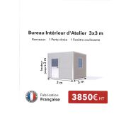 Bureau préfabriqué en kit