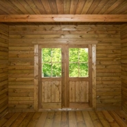 Abri bois massif 19,8m² 40mm traité teinté marron Gardy Shelter
