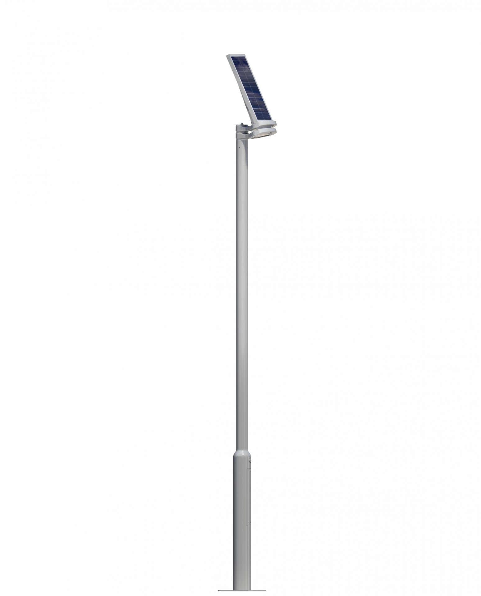 Lampadaire Urbain Solaire Soluo Led W Lm En Acier