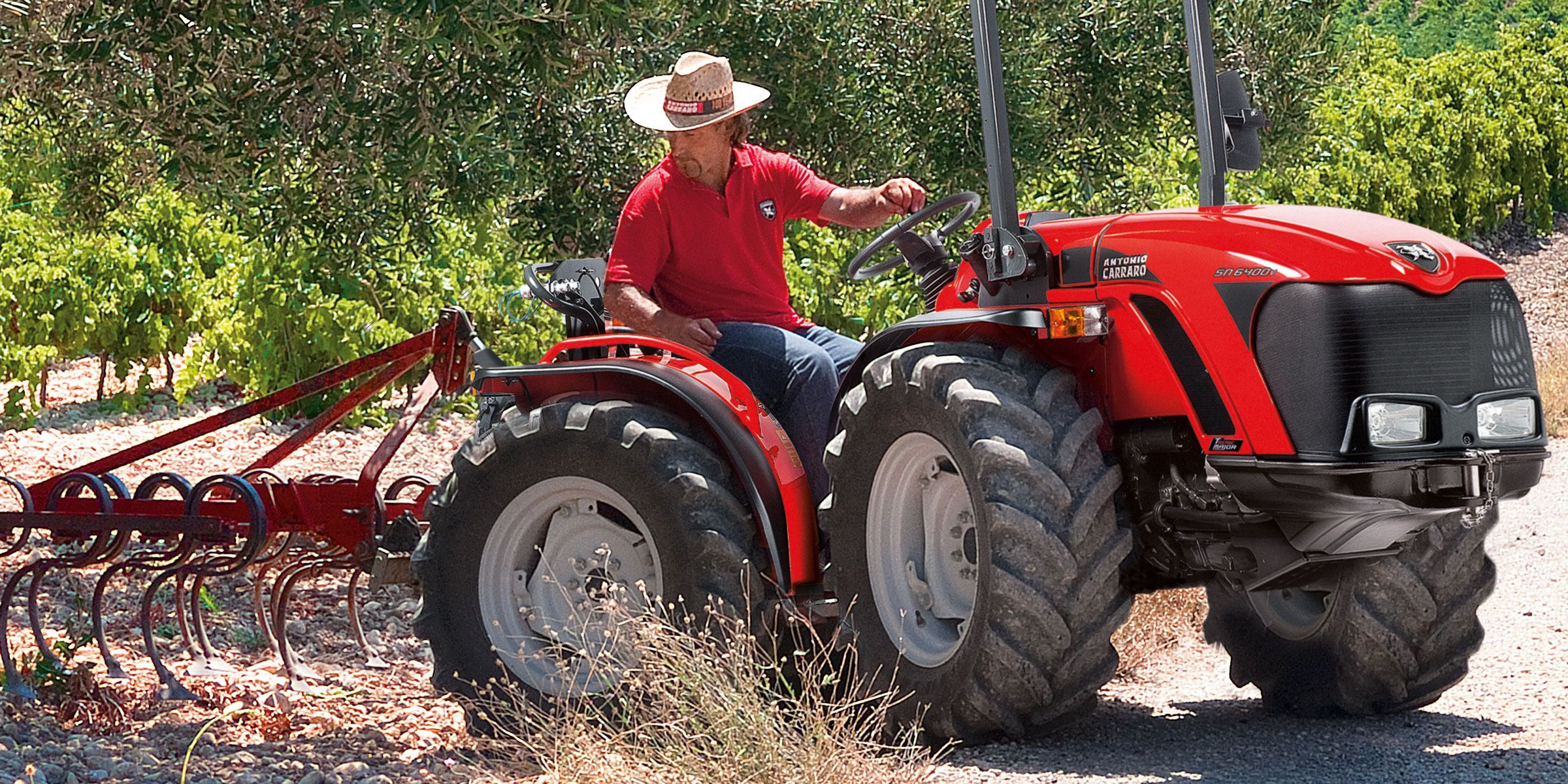 Sn 5800 V Tracteur Agricole Antonio Carraro Capacité 1700 Kg