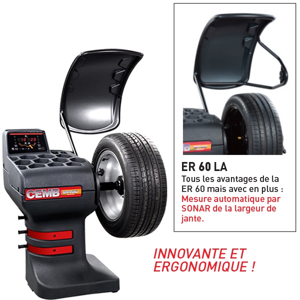 Équilibreuse électronique informatisé avec moniteur Librak380PWS Premium -  Rotary