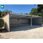 Garage métallique modulable en kit pour voiture - Dimensions à partir de 9 m2