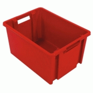 Grand bac plastique plein GILAC 660x400 mm - 80 L