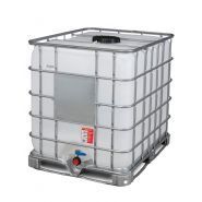 Cuve Recobulk IBC pour produit dangereux, palette PE, 1000 litres