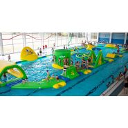 Structure de jeu aquatique modulaire gonflable Wibit