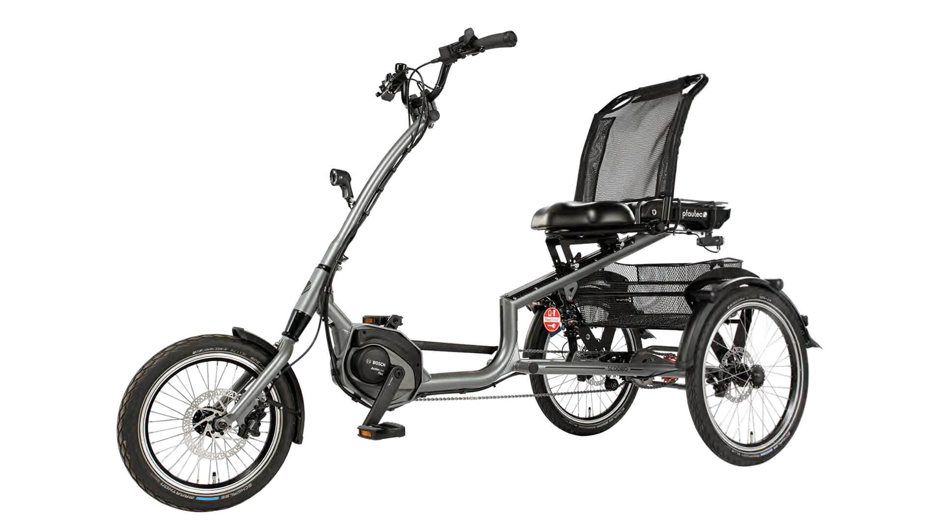 Tricycle électrique Scoobo - assistance Bosch Active Plus - 7 vitesses Nexus - Pfautec_0