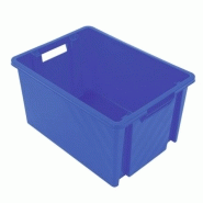 Bac plat haccp rectangulaire - bleu plastique - 5l gilac - pc437204