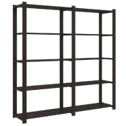 Étagère Murale Stylée avec 2 Tiroirs Meuble de Rangement Design pour Entrée  Salon Chambre MDF Laqué 10 x 60 x 15 cm Noir [en.casa]