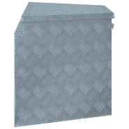 Malle métallique bleue 110x62x45 (can110)