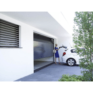 Motorisation porte garage sectionnelle latérale 5,40m² SOMMER DUO VISION 50