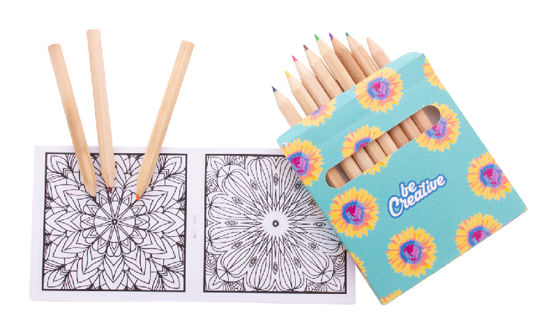 Kit de coloriage mandala personnalisé