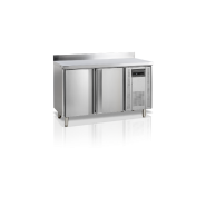 Desserte réfrigérée adossée TEFCOLD SK6210/+SP - 2 portes inox AISI304 - 230L - R290 - B