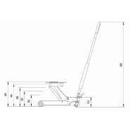 PACK-LEV1  Pack levage : cric 3t + chandelles 3t - Outillage spécifique  Automobile