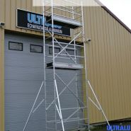 Echafaudage Toplight hauteur travail 7 m: Ultralu - Voussert