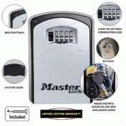 Master Lock 5441EURD - Coffre à clés mural Bluetooth