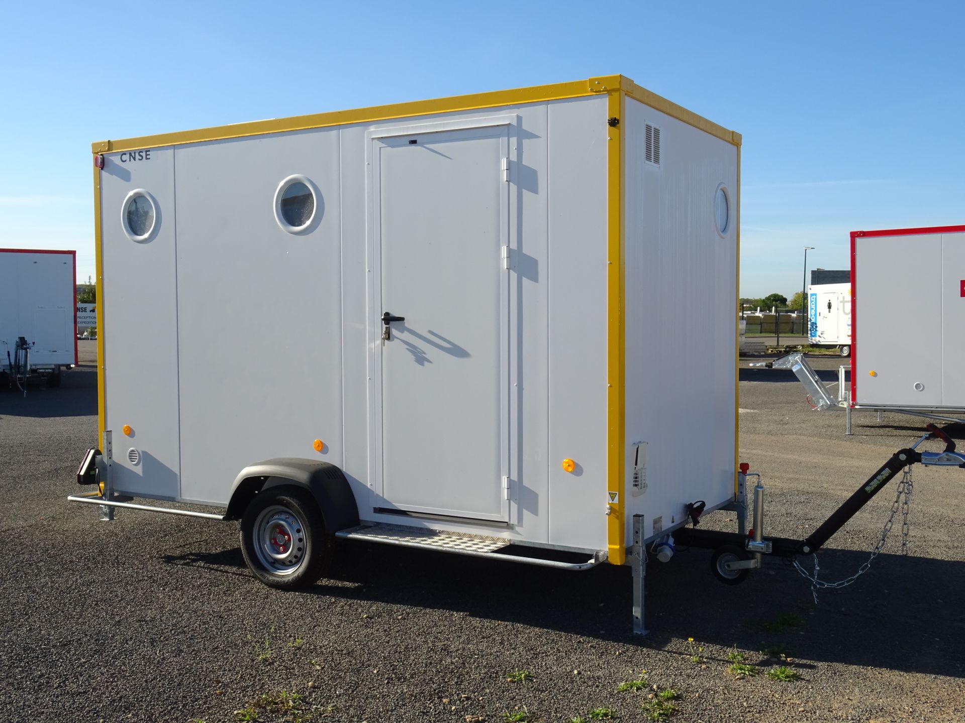 Base vie mobile - Roulotte de chantier 750 kg - 4 personnes_0