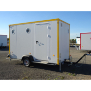 Base vie mobile - Roulotte de chantier 750 kg - 4 personnes