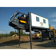 Cabine de tri mobile pour déchets  - Screenpod SPS122 M 2 baies compactes